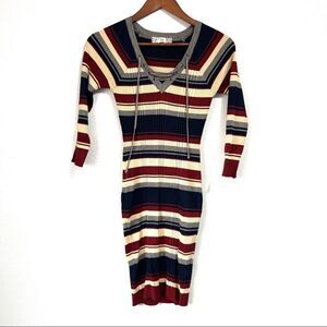 Pink Rose Sweater Dress Size Petite M